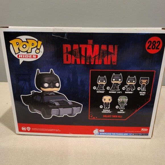 Funko POP Batman in Batmobile #282 Rides Vehicles Brand New - Picture 3 of 6